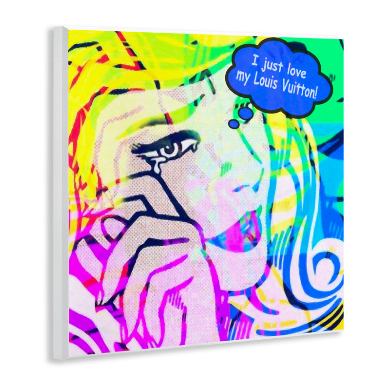 Pop Comic Style Glam Wall Plaque Art by Graffi*tee Studios