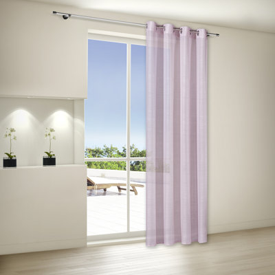 Holeman Sheer Curtain Single Panel