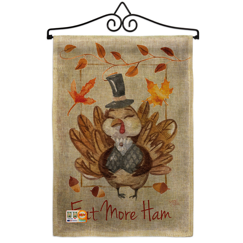 Double Sided 18.5'' H x 13'' W Polyester Garden Flag