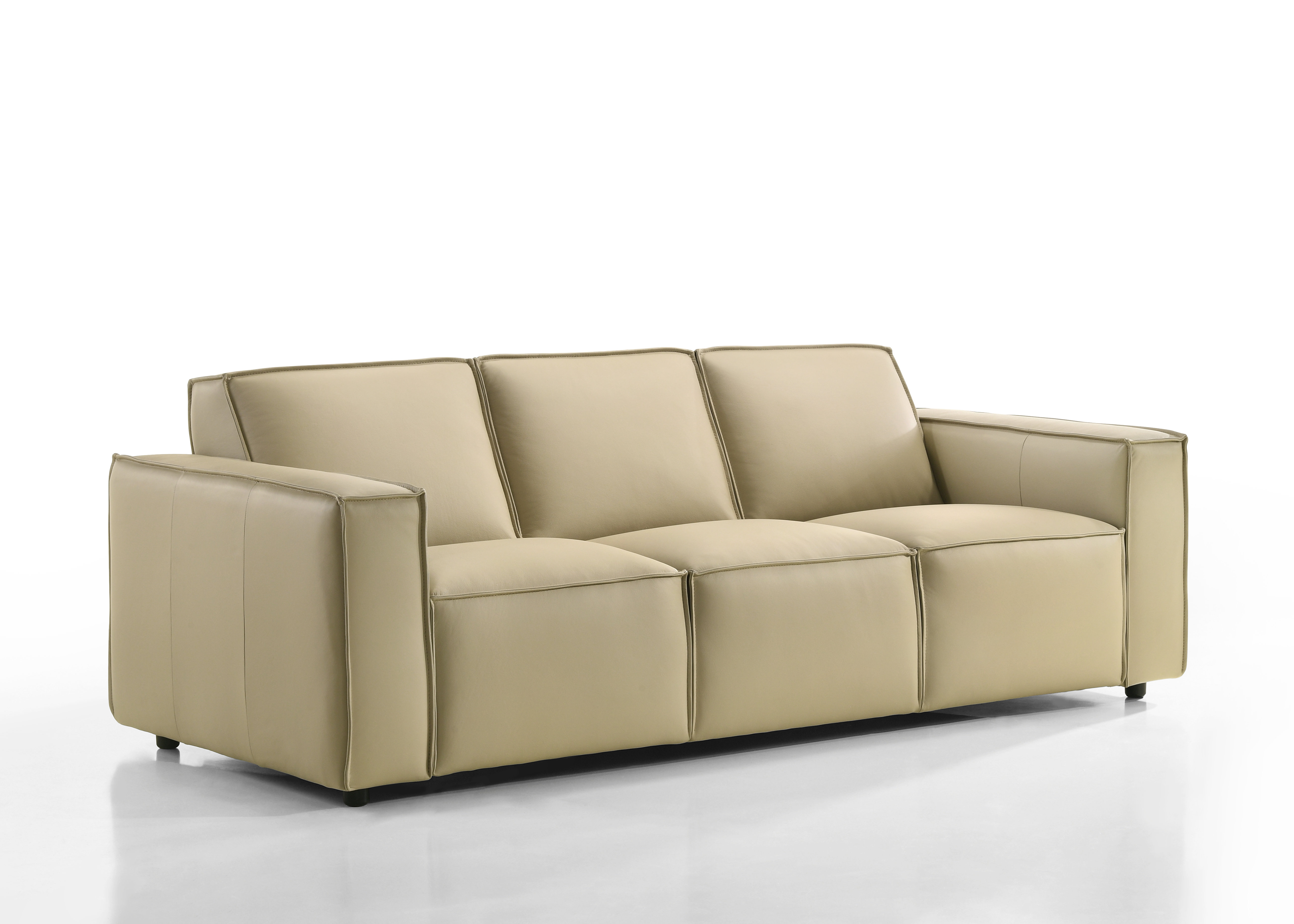 Haaken Furniture 88'' Leather Sofa Wayfair