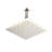 Brushed Nickel Ceiling Mounted Shower - 16" Head & Handheld, Brass Construction And Handheld Nickel, Made-127377206
