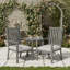 Ensemble de 2 chaises de patio en aluminium toutes saisons avec coussins et structure épais-2011235215-2011235212