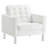 Loft Tufted Vegan Leather Armchair-921016283