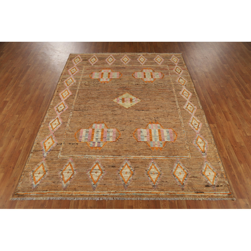Tapis oriental marocain fait à la main 7 x 10