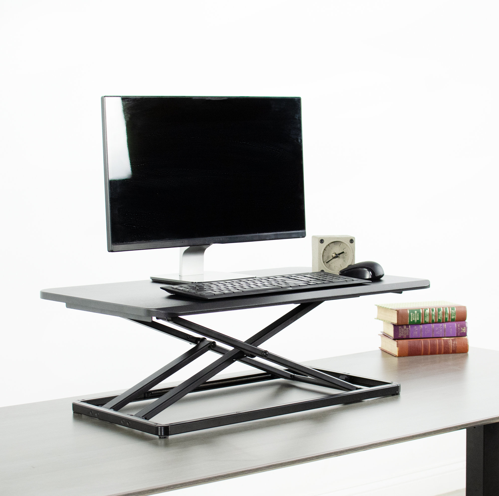 VIvo Black Single Top Desk Riser & Reviews | Wayfair
