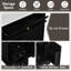 Meuble-lavabo noir de 30 po, lavabo en céramique, tiroir basculant, trois tiroirs, tablette de porte, configuration de rangement bien pensée, meuble-lavabo de 30 po avec finition, une et une tablette Essentials