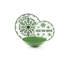 Christmas Stamp Piece Porcelain China Dinnerware Set - Service for 6