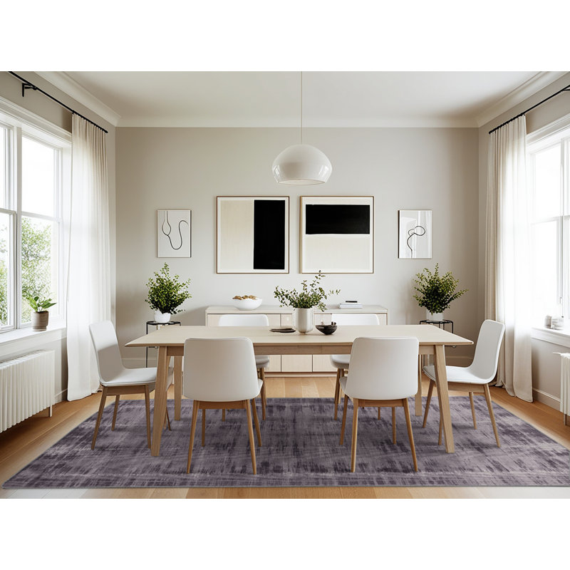 Tapis rose lavable à la machine, Rectangle 7 pi x 10 pi