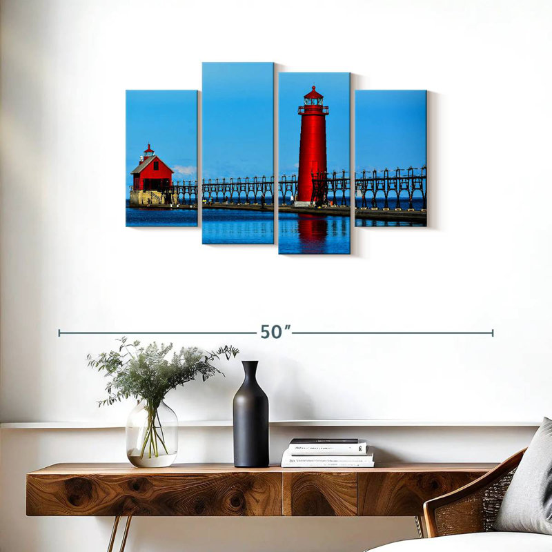 Aletra Grand Haven Lighthouse, 22" H x 36" W