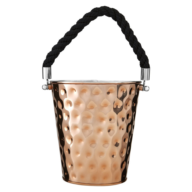 Gulzar Ice Bucket, Copper, 24cm H x 22cm W x 22cm