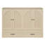 Lit escamotable en bois avec grands tiroirs et port USB Undine-125737372-125737371