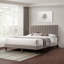 Lit plateforme grand pour lit gris