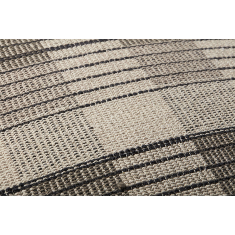 Blythe Striped Cotton Blend Throw Pillow, Down
