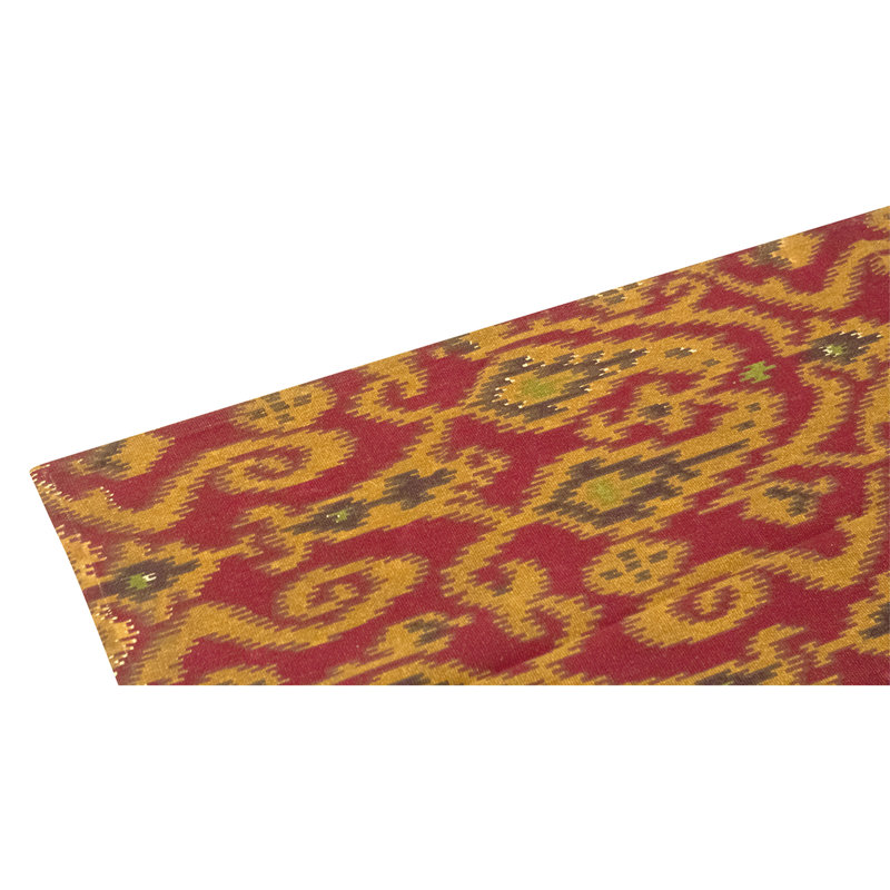 Flatweave Wool Ikat Area Rug in Multi