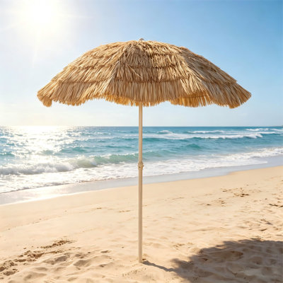 Parasol de patio de style hawaïen de style hawaïen de 6 pi Tiki