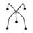 Albright 16'' H Metal Tabletop Candle Holder-1858152033