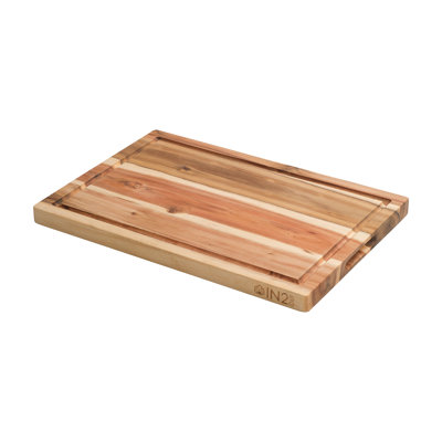 Planche à découper en bois d'acacia de qualité supérieure avec rainure à jus - Grande planche à découper et à servir dans la cuisine