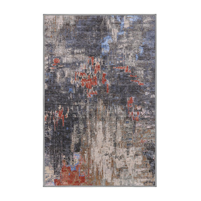 Tapis noir / rouge Boyds