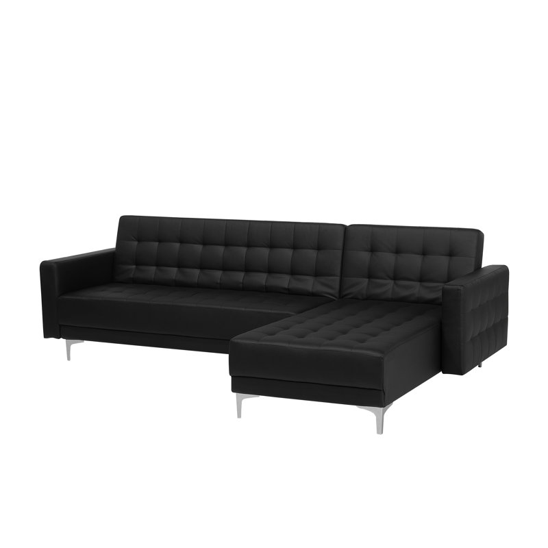 Finnegan 4 Seater Faux Leather Sofa Bed