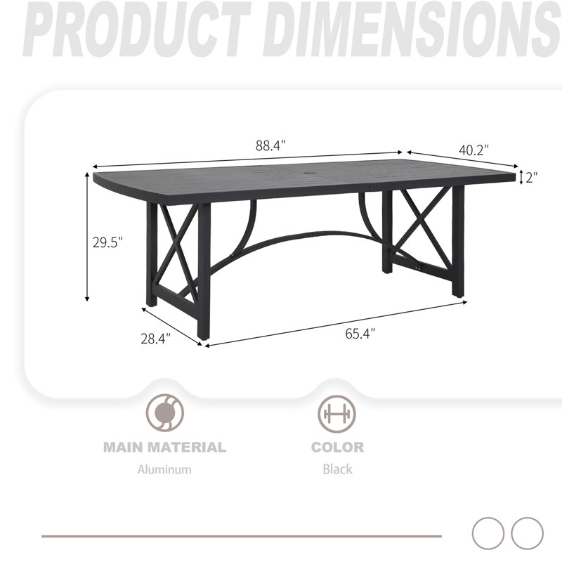 Compact Outdoor Dining Table