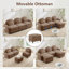 Canapé modulaire moderne 2 places Cloud Teddy