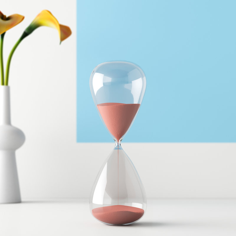 Cobie Abstract Hourglass, Red
