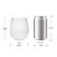 Verre incassable 16 oz. Brasfield Verre à vin en plastique sans pied