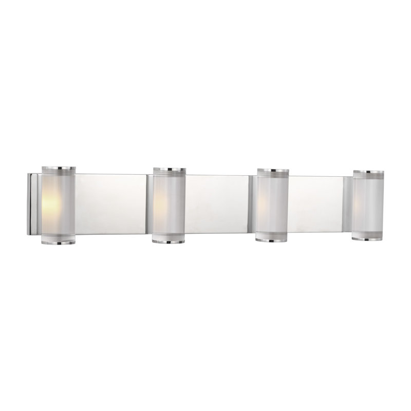 Esfera 4 - Light LED Bath Bar, Polished Nickel