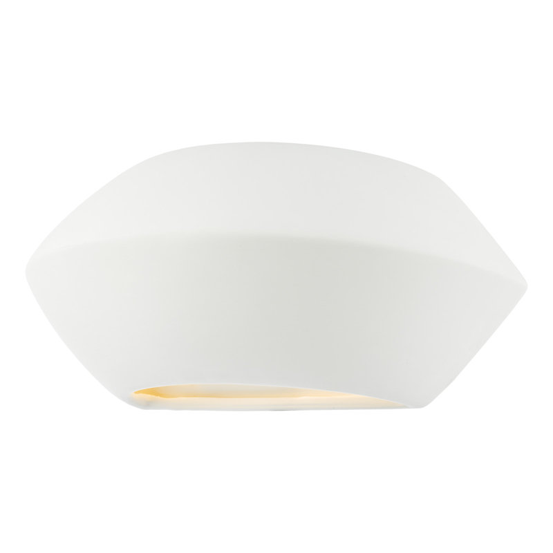 Raeni Ceramic Flush Mounted Sconce