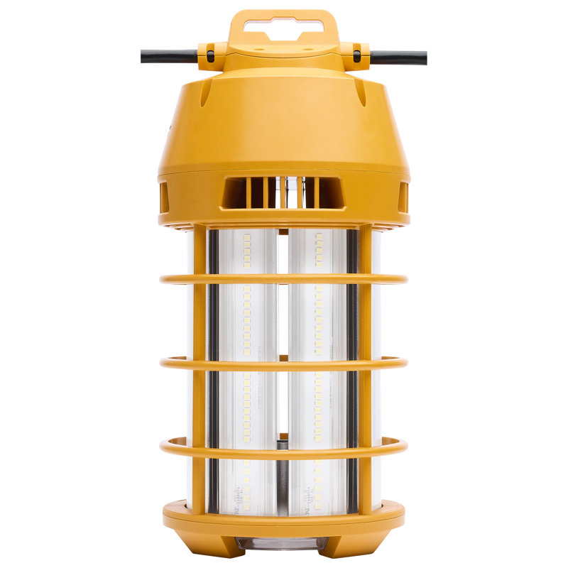 LED Temporary Work Light 5000K CCT 120 Volt, 11.51" H x 5.43" W x 5.43" D