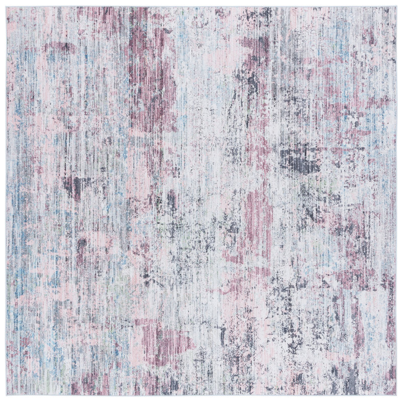 Sidny Performance Machine Washable Rug, Square 8"