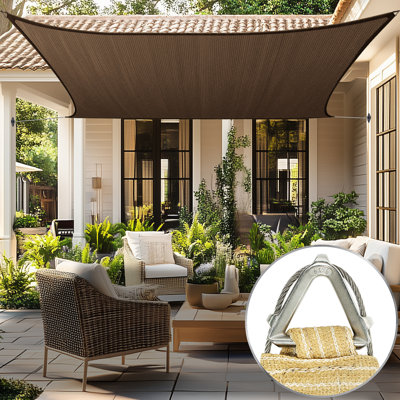 Voile d'ombrage rectangulaire Royal Shade Pro Ring