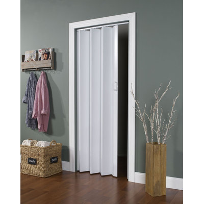 Porte accordéon pliante en vinyle 36 po x 80 po Homestyle Vienna