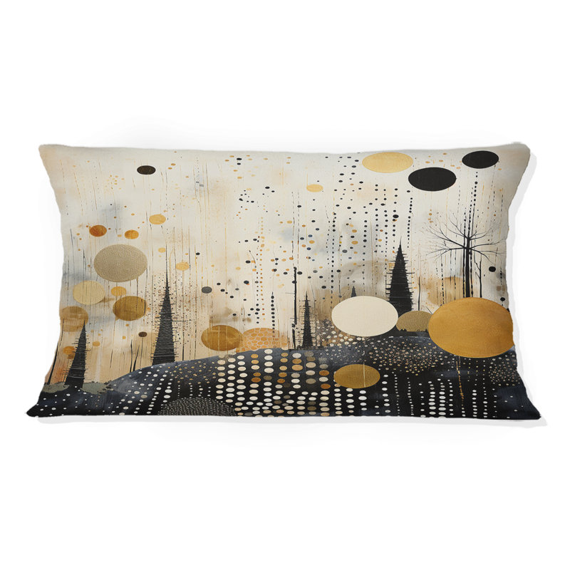 Coussin décoratif monochrome I - Collages abstraits