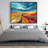 Land flow - 48"x60" Framed canvas