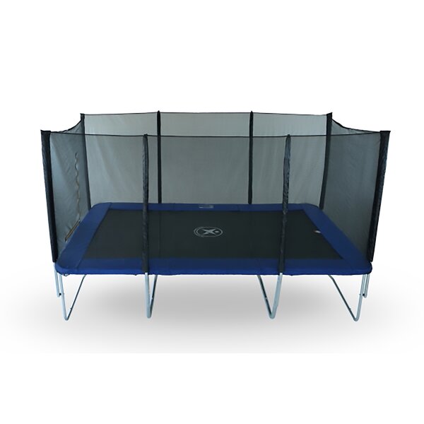 Super Jumper 7' x 10' Rectangle Trampoline with Safety Enclosure ...