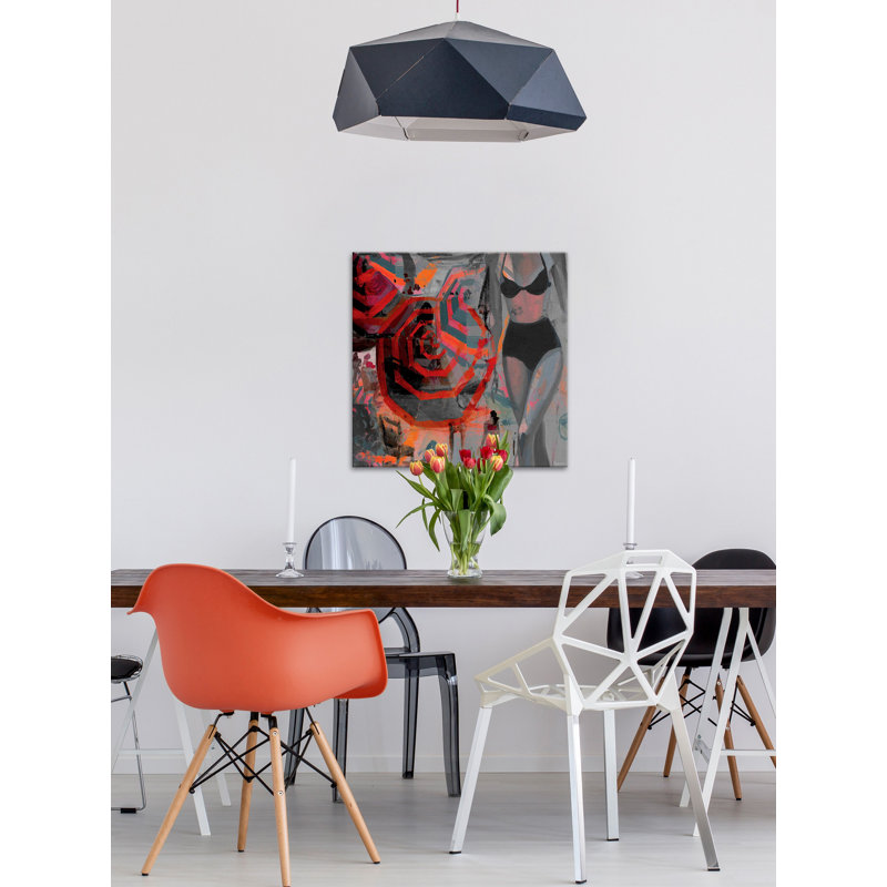 Parvez Taj - Wrapped Canvas Painting, 122cm H x 122cm W