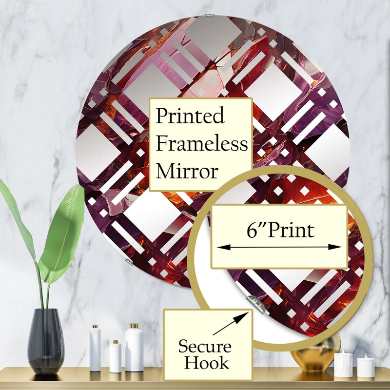 Circle Mirror, 31.4" x 31.4"