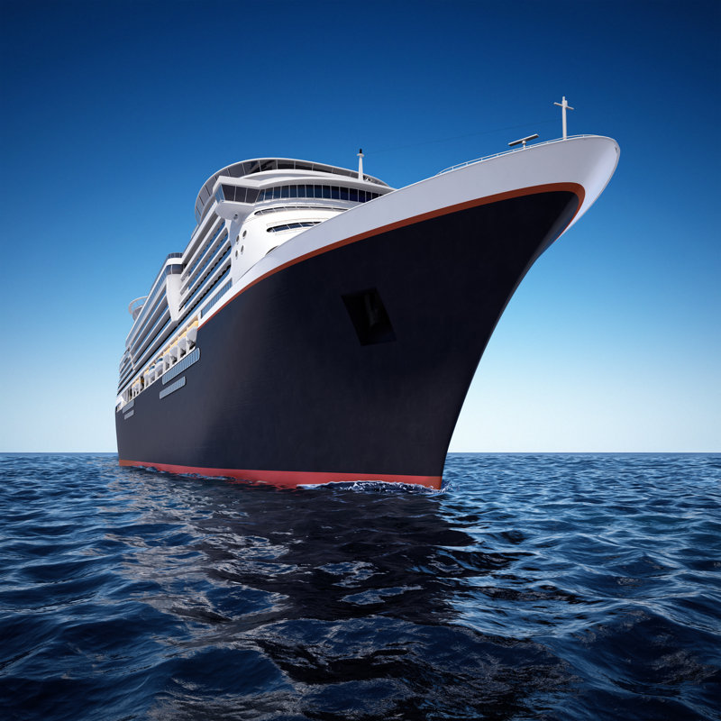 Cruise Ship - Wrapped Canvas Print, 122cm H x 122cm W x 3.8cm D