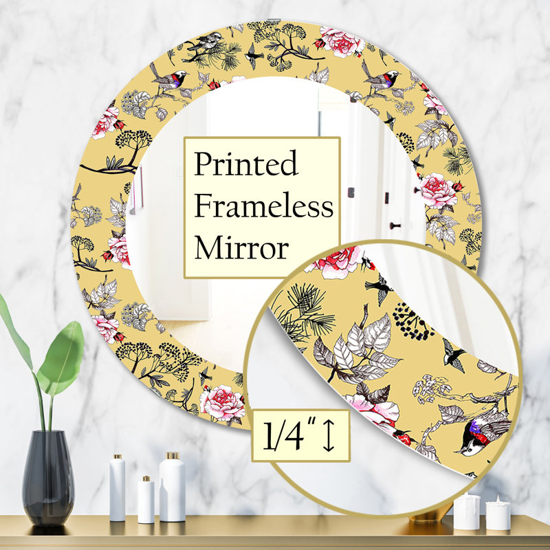 Miroir décoratif Blossom 4, H 31,5 po x l po