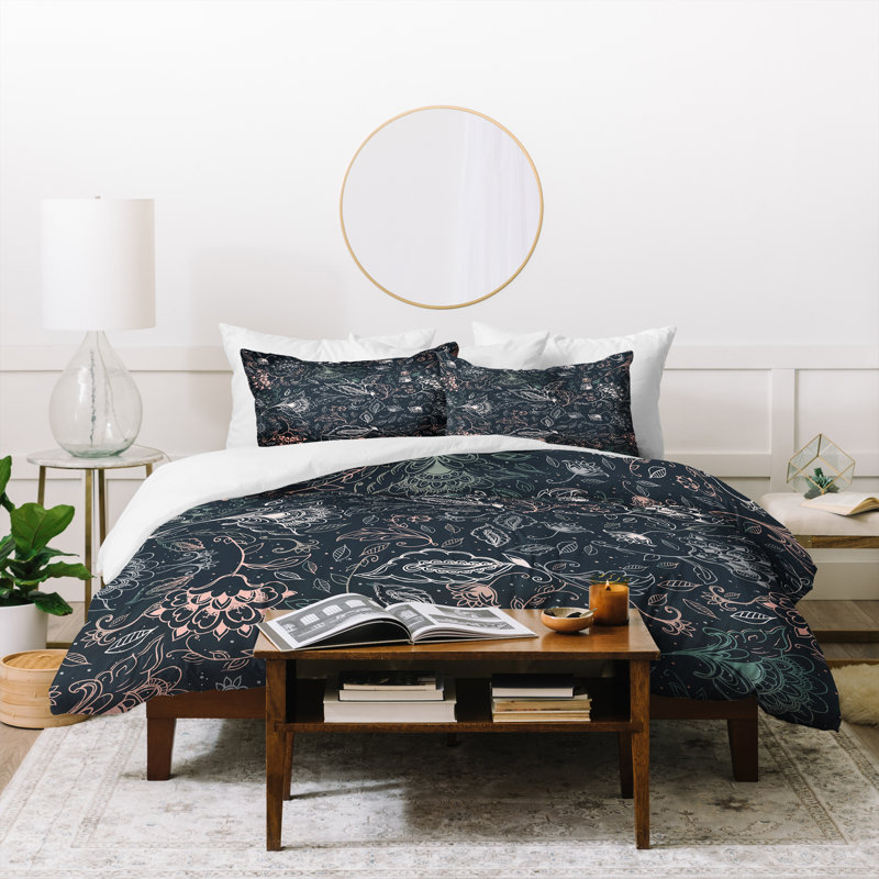 Ensemble de housse de couette rosebud studio brelynn, Housse de couette pour lit simple + 1 taie d'oreil