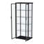 Vitrine 4 tablettes avec éclairage DEL noir