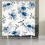  Rideau de douche Whispering Blue Botanicals