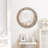 Toolleen Glass Frame Round Wall Mirror-1720795935