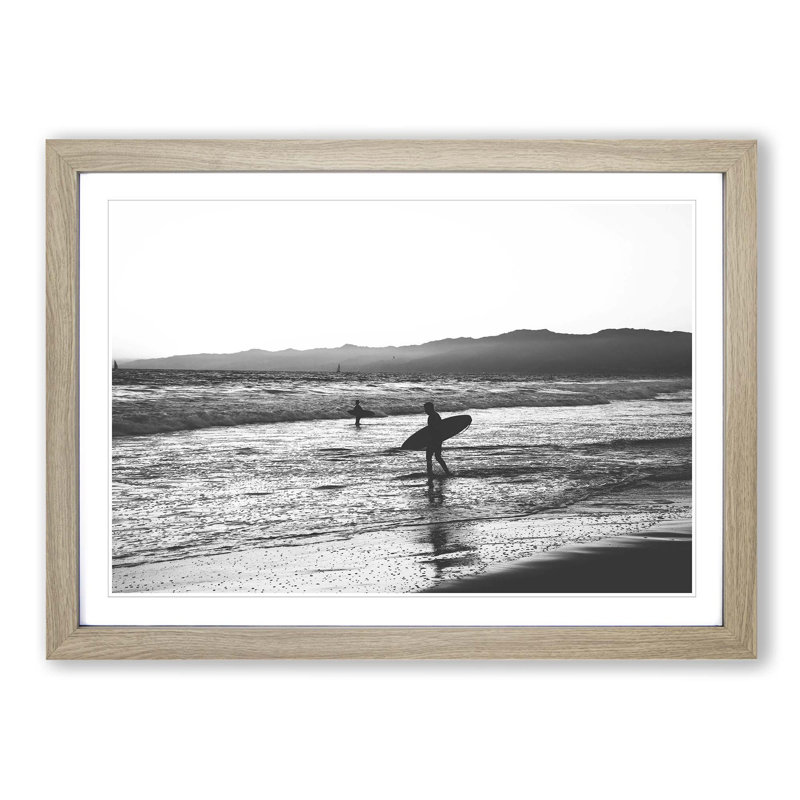 Single Picture Frame Print, Oak