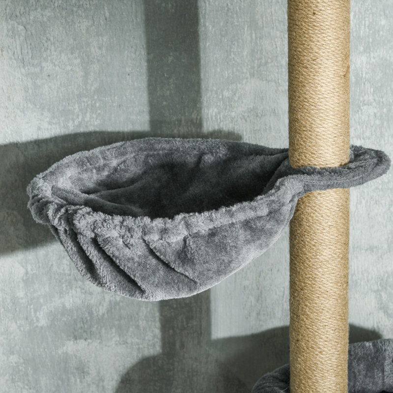 635cm H Cat Tree, Grey