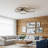 6-Light Flush Mount with Remote Control-124797181-124797182