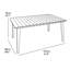 Lima 6 Seat Dining Set