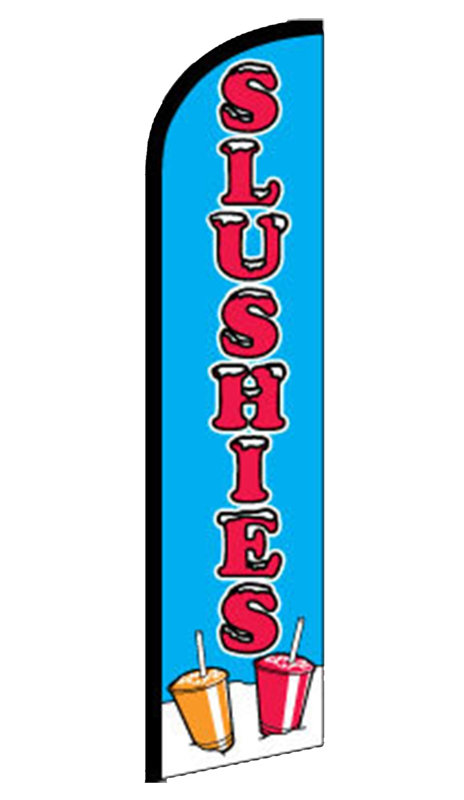 Double Sided 138'' H x 30'' W Polyester Feather Banner