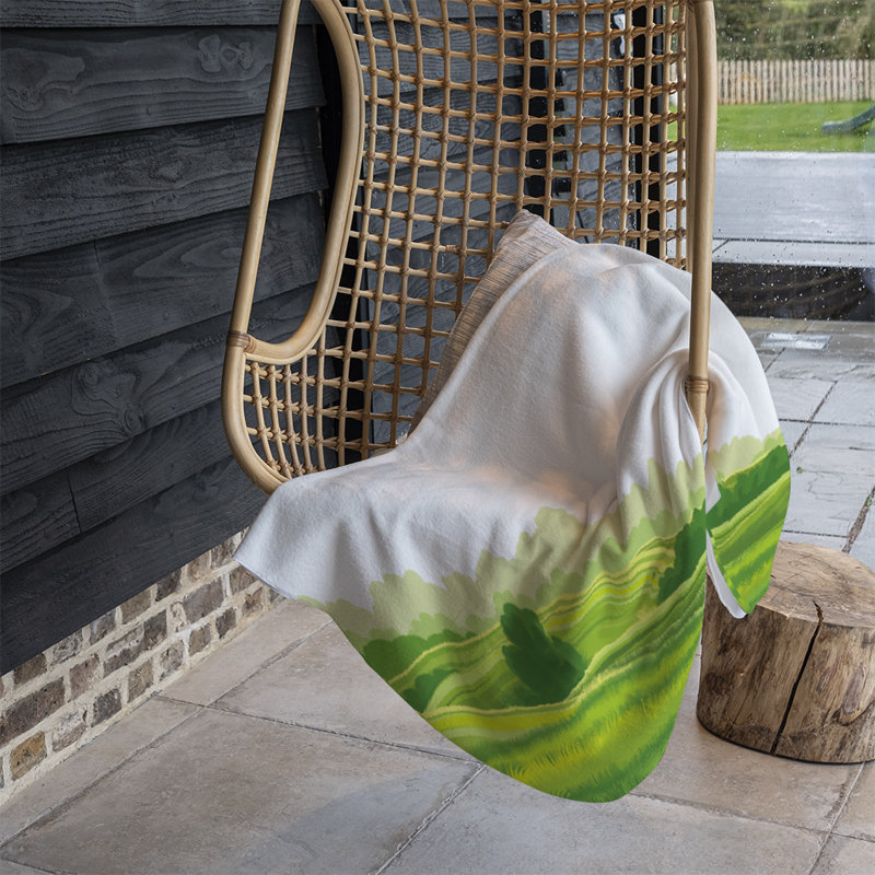 Domnic Plain Weave / Muslin Throw Blanket